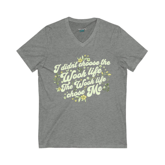 Wook Life Chose Me Unisex V-Neck T-Shirt