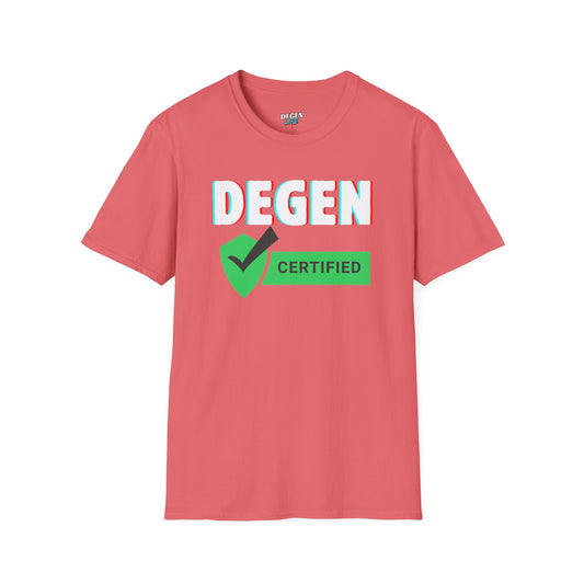 Certified DEGEN Unisex T-Shirt – Festival-Ready Streetwear with Attitude