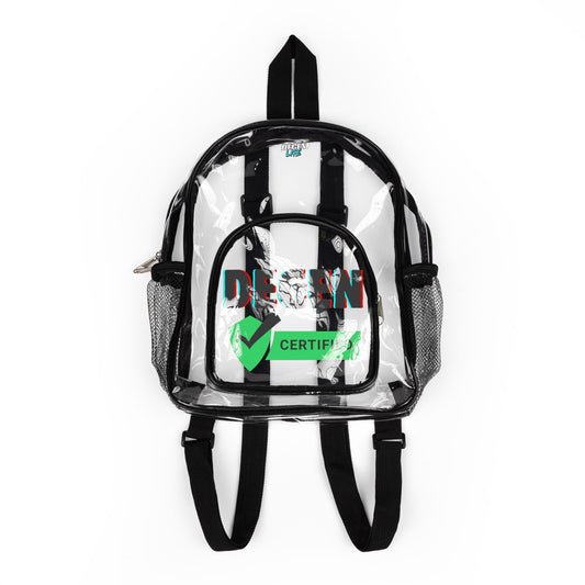 Certified Degen Clear Stadium Backpack Festival Ready