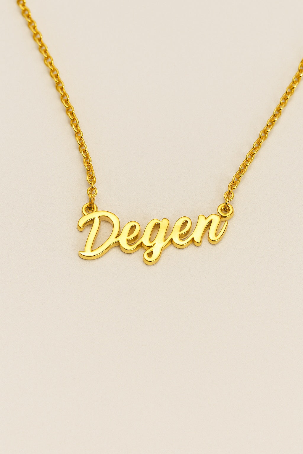 Degen Gold Necklace