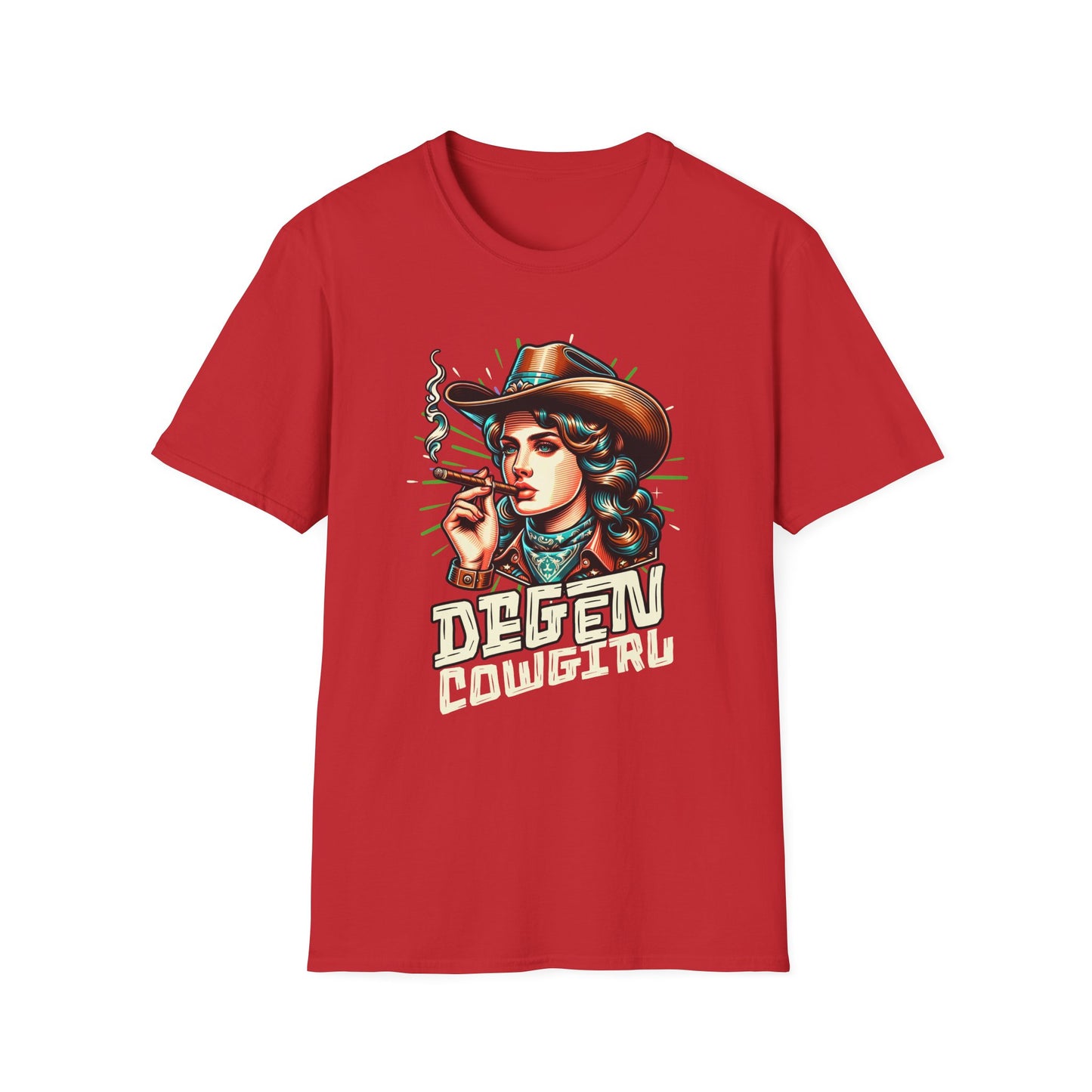 Degen Cowgirl T-Shirt – Unisex Western Rebel Graphic Tee