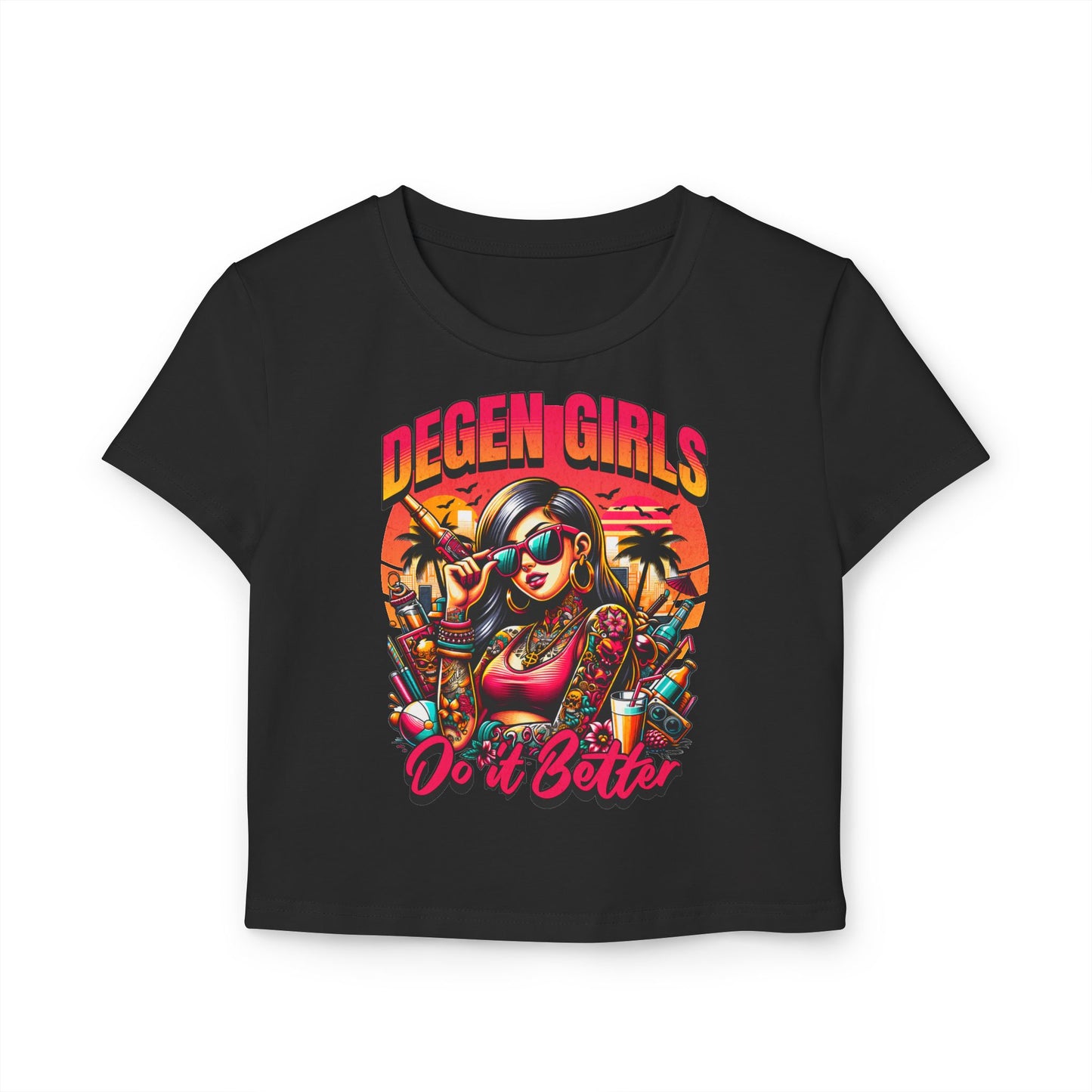 Degen Girls Do It Better, Women's Baby Tee