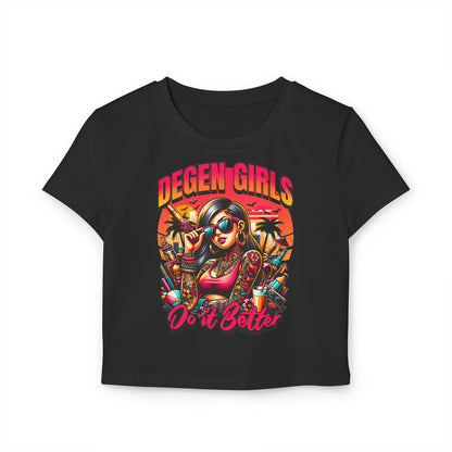 Degen Girls Do It Better, Women's Baby Tee