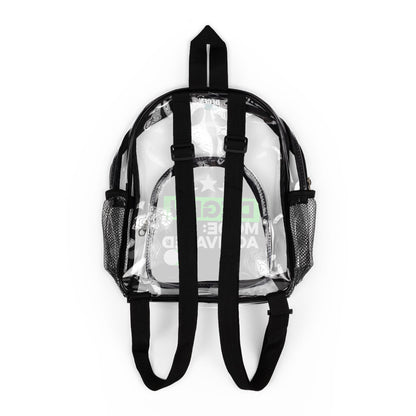 Degen Mode Activated Clear Stadium Backpack Festival Essential for the Unfiltered & Unapologetic
