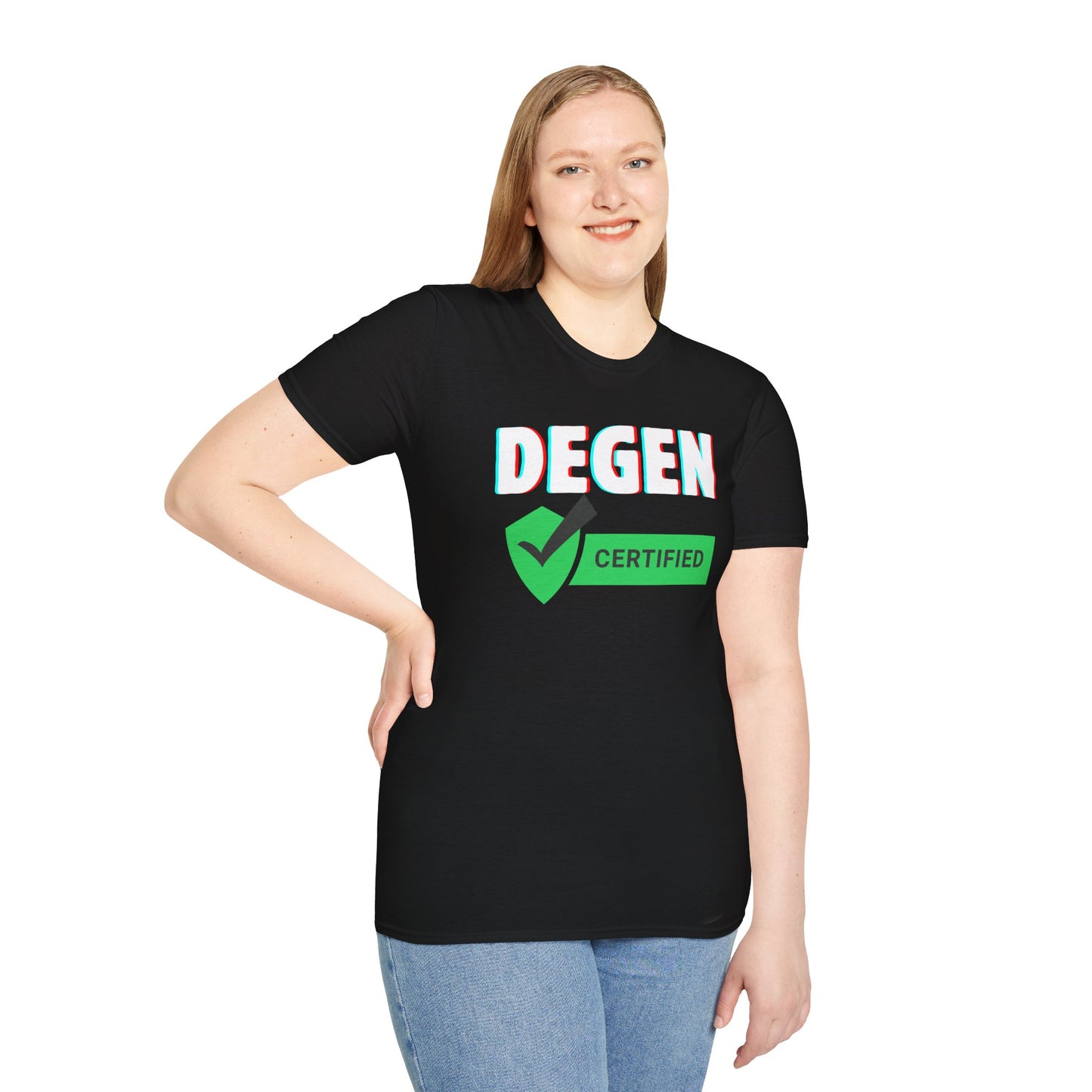 Certified DEGEN Unisex T-Shirt – Festival-Ready Streetwear with Attitude