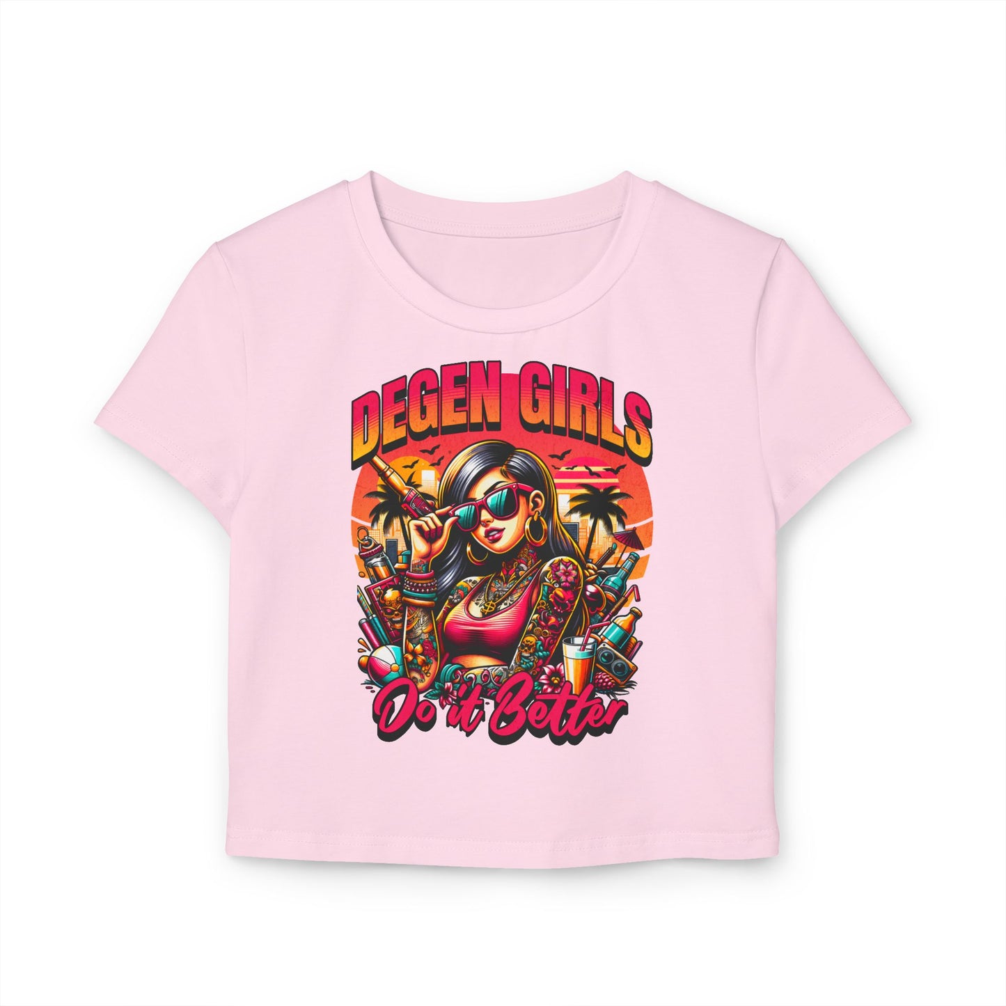 Degen Girls Do It Better, Women's Baby Tee