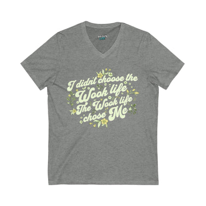 Wook Life Chose Me Unisex V-Neck T-Shirt