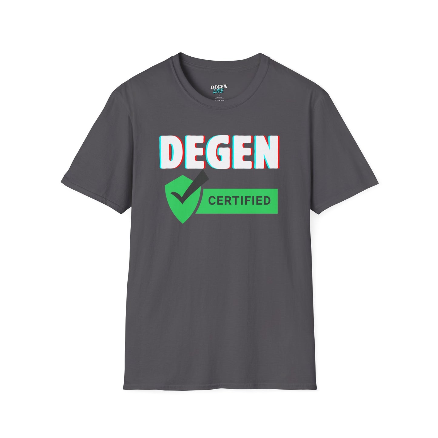 Certified DEGEN Unisex T-Shirt – Festival-Ready Streetwear with Attitude