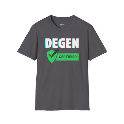 Certified DEGEN Unisex T-Shirt – Festival-Ready Streetwear with Attitude