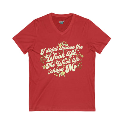 Wook Life Chose Me Unisex V-Neck T-Shirt