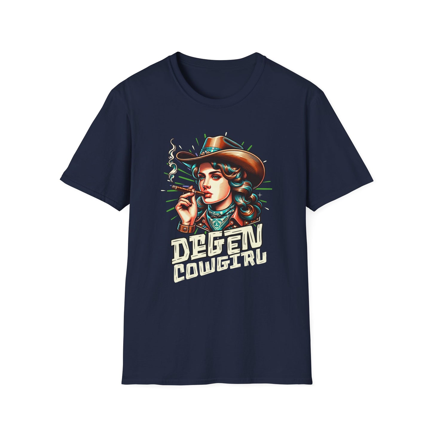 Degen Cowgirl T-Shirt – Unisex Western Rebel Graphic Tee