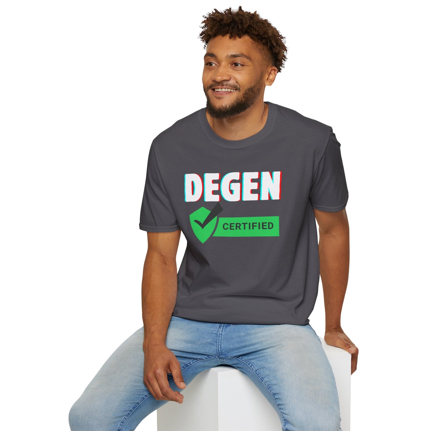 Certified DEGEN Unisex T-Shirt – Festival-Ready Streetwear with Attitude