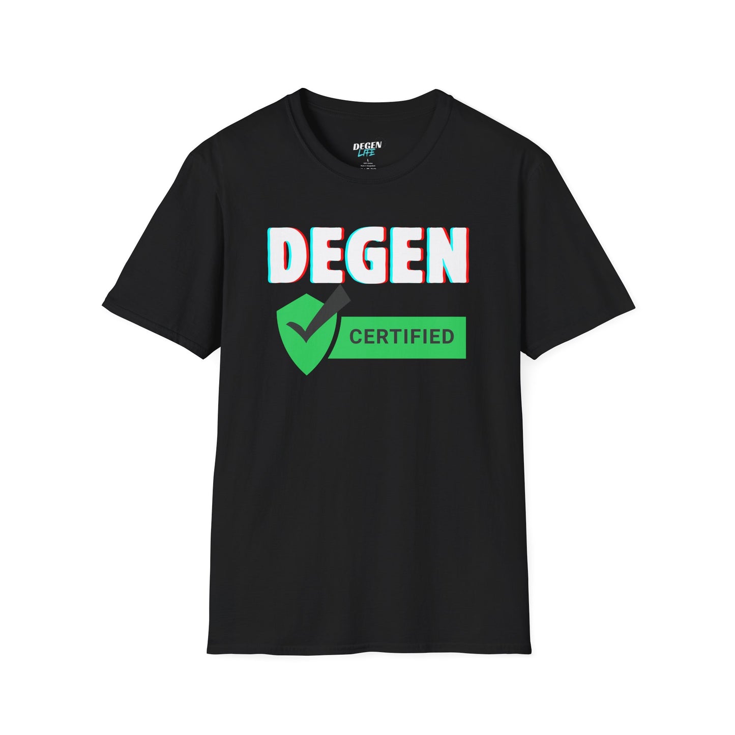 Certified DEGEN Unisex T-Shirt – Festival-Ready Streetwear with Attitude