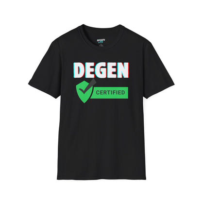 Certified DEGEN Unisex T-Shirt – Festival-Ready Streetwear with Attitude