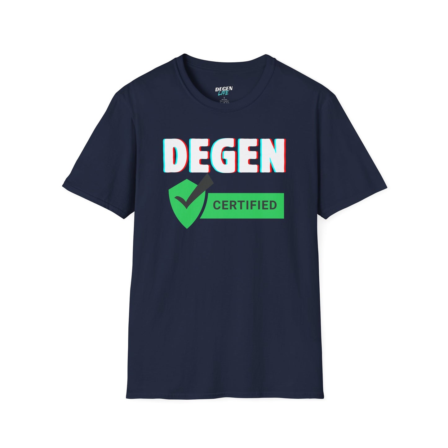 Certified DEGEN Unisex T-Shirt – Festival-Ready Streetwear with Attitude