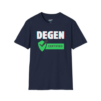 Certified DEGEN Unisex T-Shirt – Festival-Ready Streetwear with Attitude