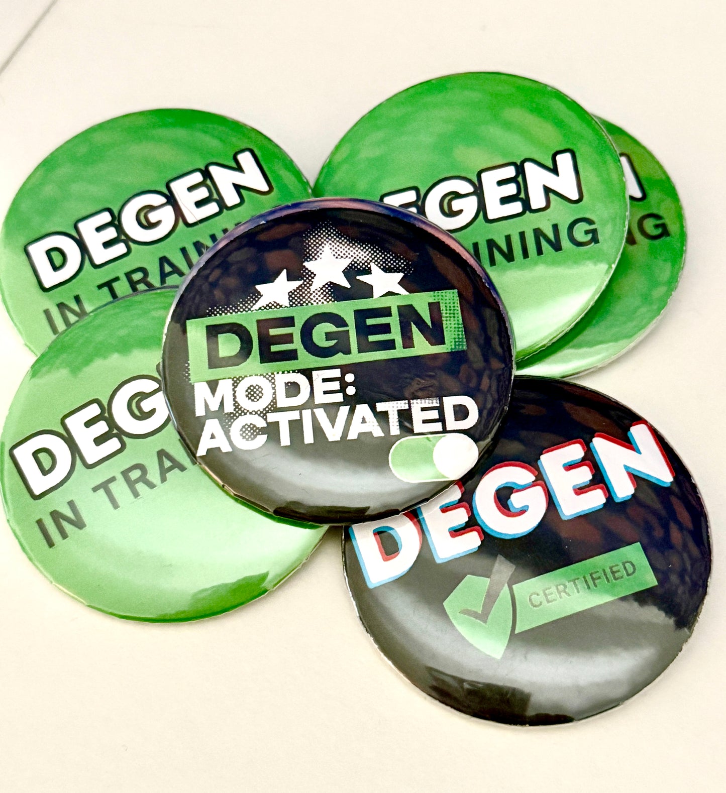 Degen Button Pack - Set of 3