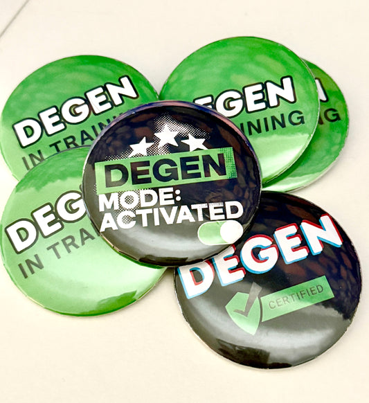 Degen Button Pack - Set of 3