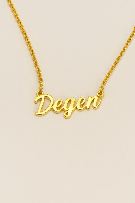 Degen Gold Necklace